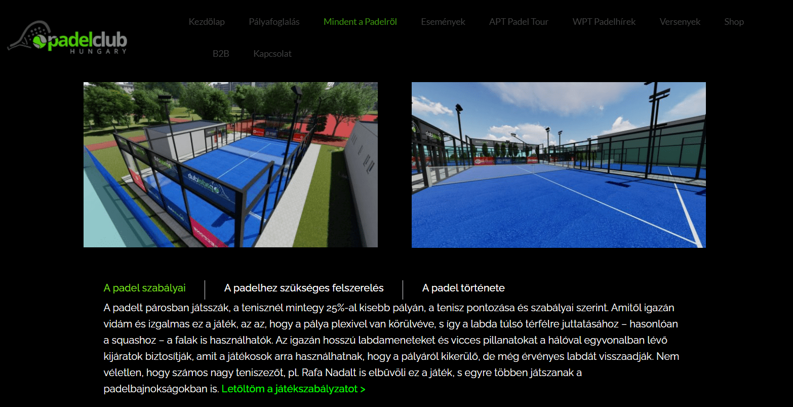 padel web ref
